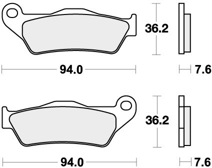 Sbs brake pads - brake,