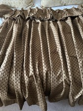 Trellis tapestry style heavy fully lined curtains & Pelmet