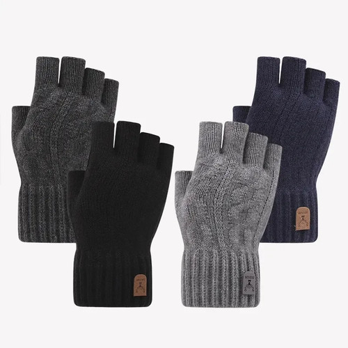 Thermal fingerless gloves - fingerless,