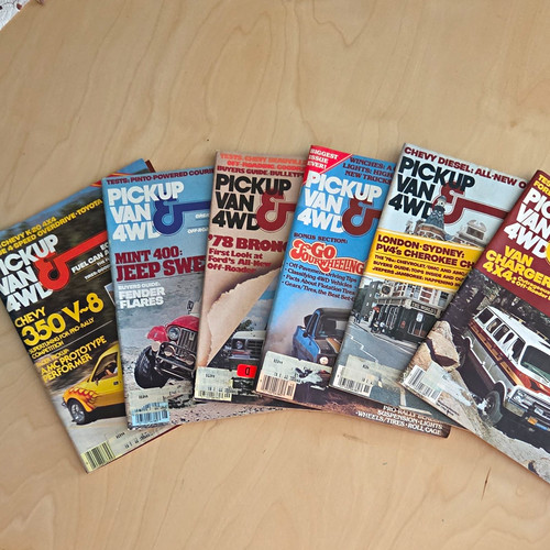 Pickup van 4wd magazine lot - pickup,