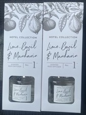 2 x Aldi Hotel Collection No. 1  Lime, Basil & Mandarin-Scented Diffuser 100ml