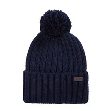 Barbour Kelson Pom Beanie Navy