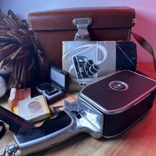 Paillard-Bolex B8 Film Camera , Manual, Case & Accessories