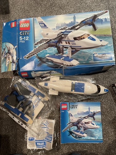 Lego city police pontoon - police, plane