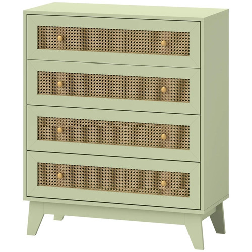 Rattan chest drawers - drawers, 4
