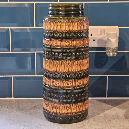 German pottery floor vase - floor,