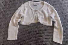 Girls Cream Bolero From