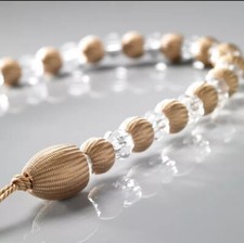 Earl Latte Crystal Beaded Rope