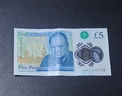 Aa41 005176 new 5 note - 005176,