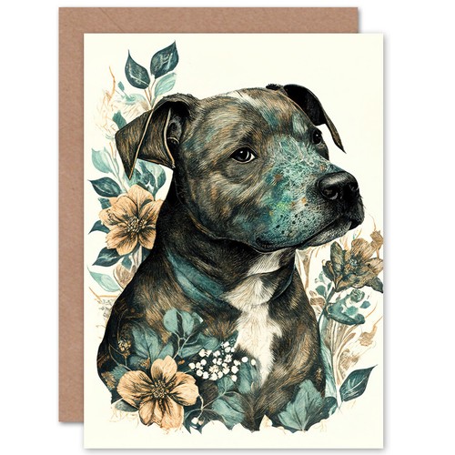 Black staffordshire bull - black,