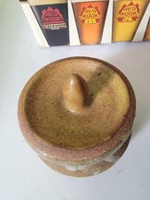 Hand Made Pottery Jar With Lid