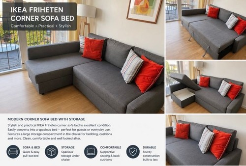Friheten corner sofa bed - corner, sofa-bed