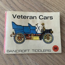 Bancroft Tiddlers 1967 Mini Books by Bancroft & Co. - Veteran Cars No. 30 (D-6) 