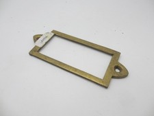 Victorian Brass Index Card