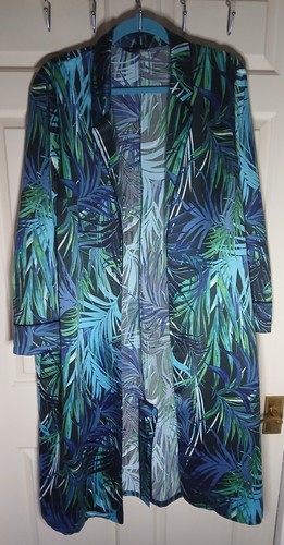 Simply duster coat blue - be,