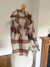 Zara Ecru and Red Cheched