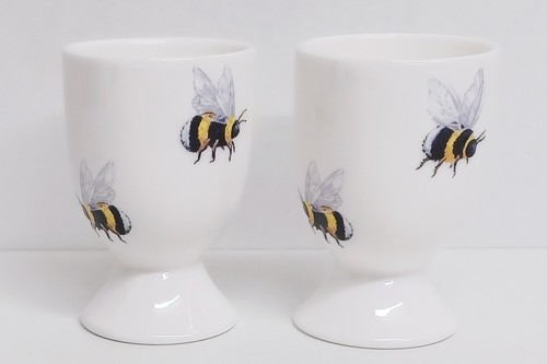 Bees egg cups set fine - bees,
