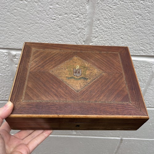 Antique humidor cigar box - antique,
