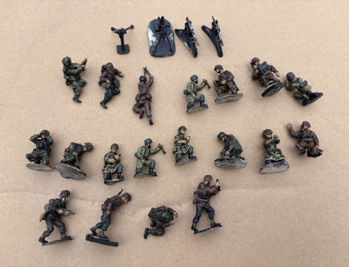 Painted plastic military toy - painted,