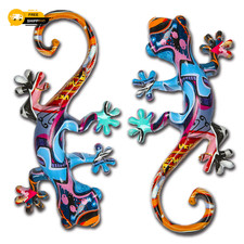 Resin Gecko Wall Art Garden
