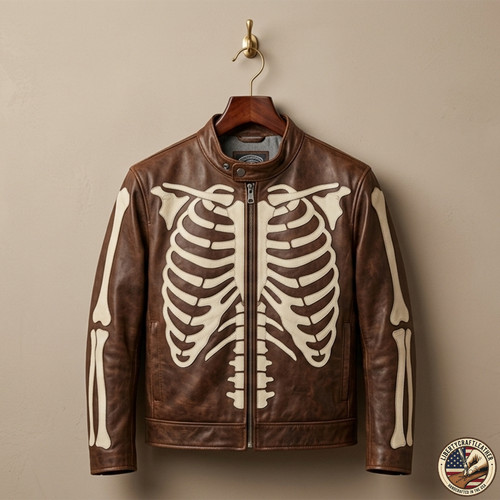 Men vintage cafe - racer, brown