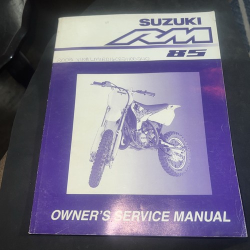 2001 rm85 owner owners - rm85, owner's