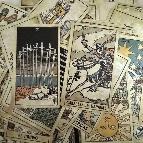 Spanish vintage tarot - deck, 78