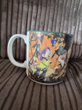 Walt Disney Store Rare Classic Snow White & The Seven Dwarfs Mug Cup