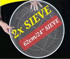 Garden Sieve Riddler Compost Soil Sifter 2x 62cm Over Size GIGANT  Large