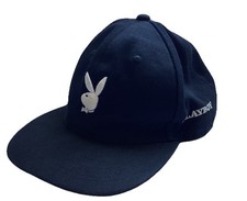 VTG Y2K Playboy Black Snapback