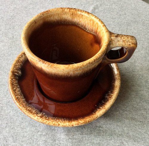 Vintage hull pottery brown - vintage,