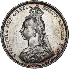 1887 Shilling - Victoria
