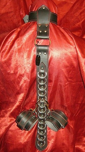 Bondage neck collar wrist - bondage, to