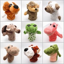 Animal Wildlife Hand Puppet Super Soft Plush Cartoon Puppets Kid Children Toy UK