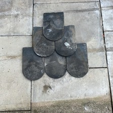 Staffordshire Blue Hand Made Round Ended Tiles 60+ 