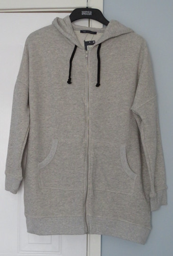 Ladies longline hoodie - m&s,