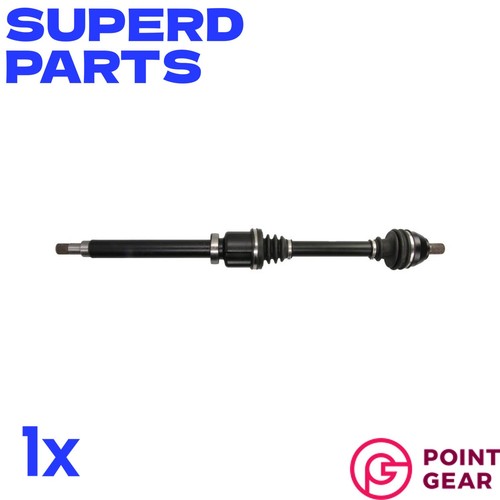 Drive axle shaft front 917mm - drive, r