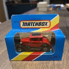 Matchbox 1981 MB-52 Ford Model A Red/Black 