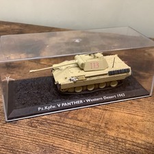 ATLAS ULTIMATE TANK COLLECTION Pz.kpfw. V PANTHER . WESTERN DESERT 1943 in case