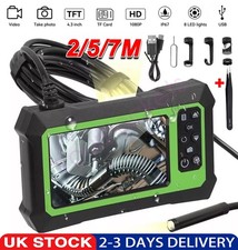Industrial Endoscope Camera 1080P HD 4.3'' Screen Borescope Inspection Camera UK