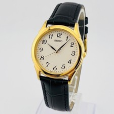 Seiko Quartz Watch Gold 7N01