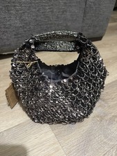 Mirasol Grey Silver Beaded