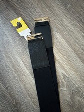 New Black Elasticated Wide