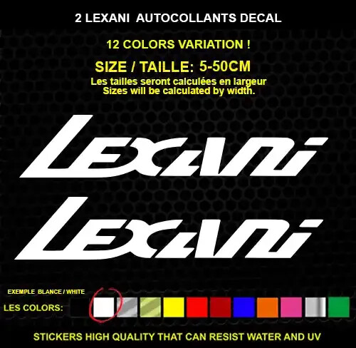 Lexani wheels sticker - 2,