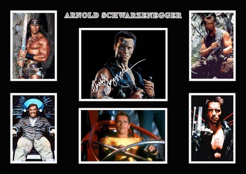 Arnold schwarzenegger signed - arnold,