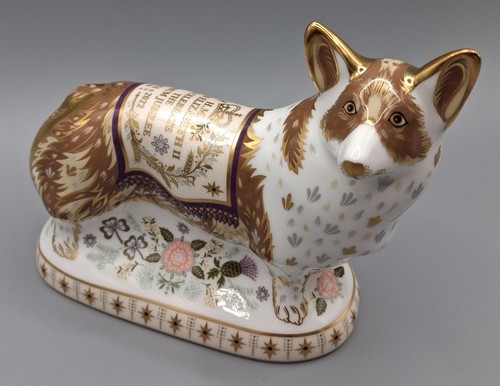 Royal crown derby paperweight - crown,