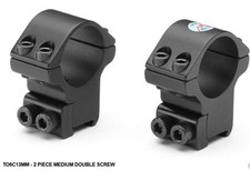 Sportsmatch TO6C 1" MEDIUM Scope Mount Rings BSA 13mm Dovetail