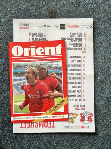 Leyton orient doncaster - leyton, v