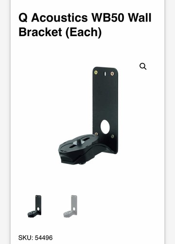 Acoustics wb50 wall bracket - acoustics,