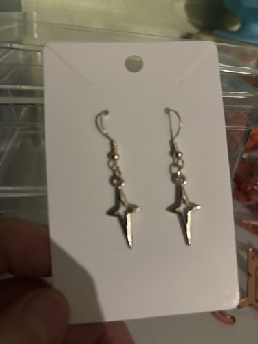 Handmade star earrings - handmade,